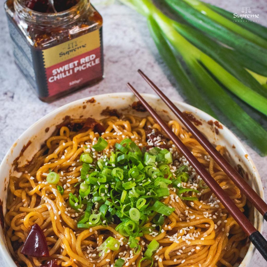 Instant Sweet Chilli Noodles Supreme Ingredients ⚖️